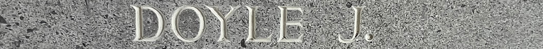 F/O James Doyle<br /><br /><br />missing -  July 3rd, 1944<br /><br /><br />No Known Grave<br /><br /><br />Commemorated: Runnymede Memorial, Surrey, England<br /><br /><br />Panel: 266